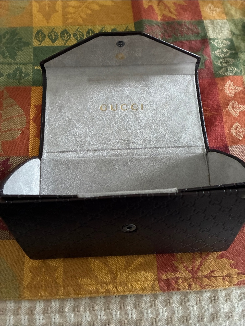 Gucci Dark Brown Hard Case